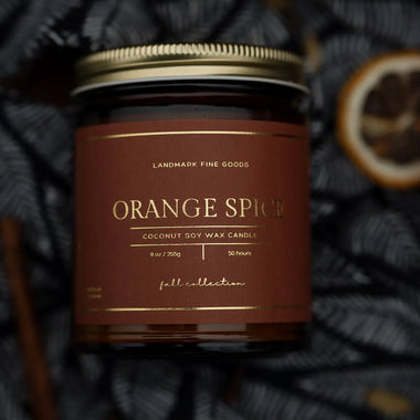 Orange Spice Candle: Luxe Label