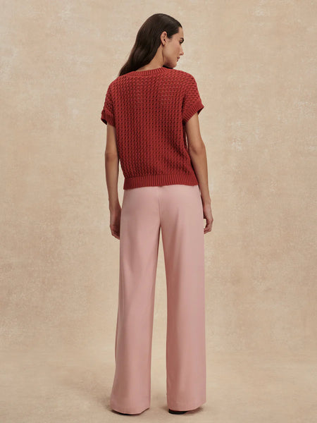 Denny Knit Top: Bossa Nova