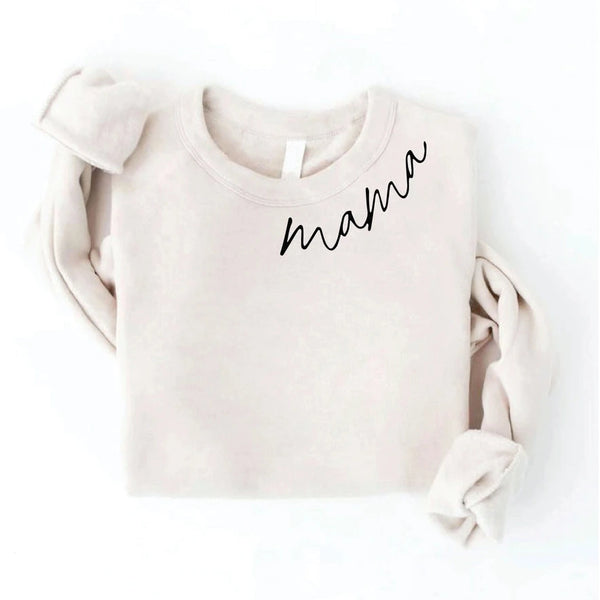 Mama Sweatshirt: Heather Dust