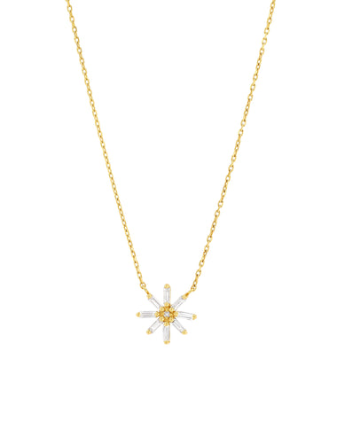 Flower Diamond Necklace
