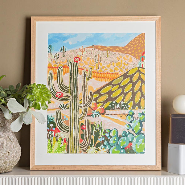 Cactus Valley Paint by Numbers