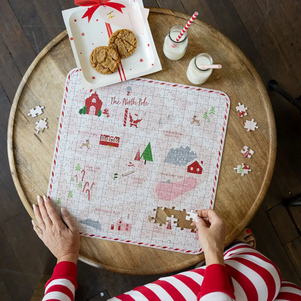 Believe North Pole Map 300 Piece Puzzle