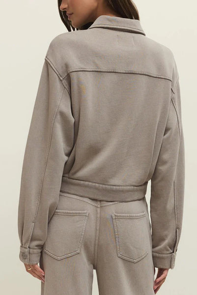 Heritage Knit Jacket: Oyster