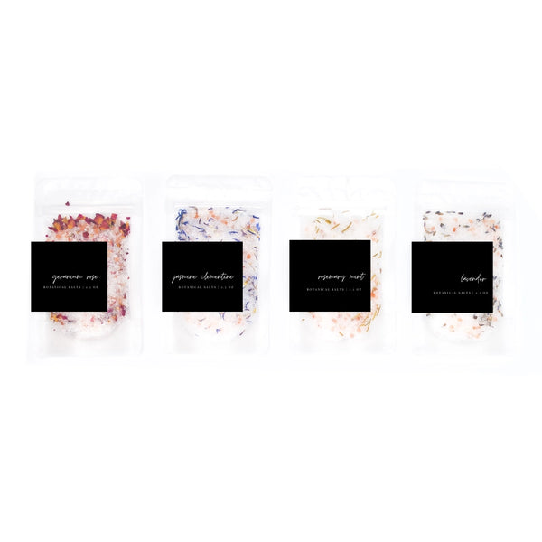 Botanical Bath Salt Pouches