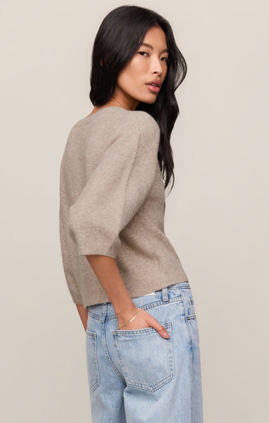 Valor Cardigan: Natural Heather