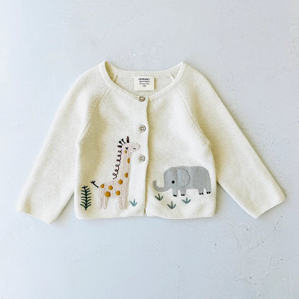 Safari Embroidered Cardigan