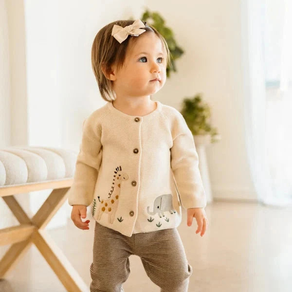 Safari Embroidered Cardigan