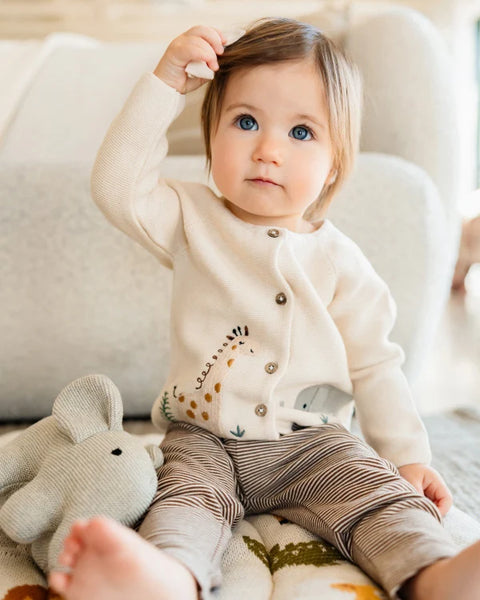 Safari Embroidered Cardigan