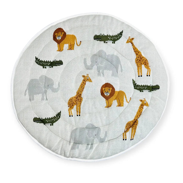 Safari Friends Padded Play Mat