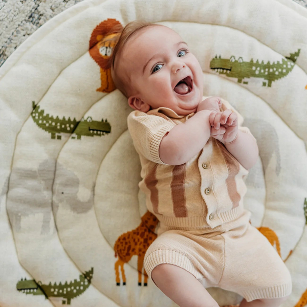 Safari Friends Padded Play Mat