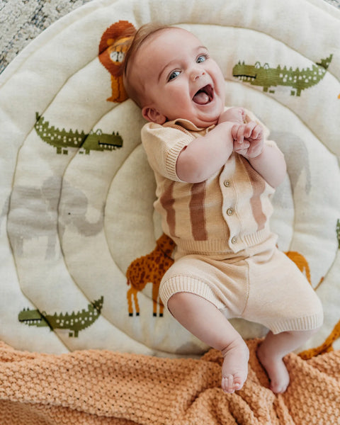 Safari Friends Padded Play Mat