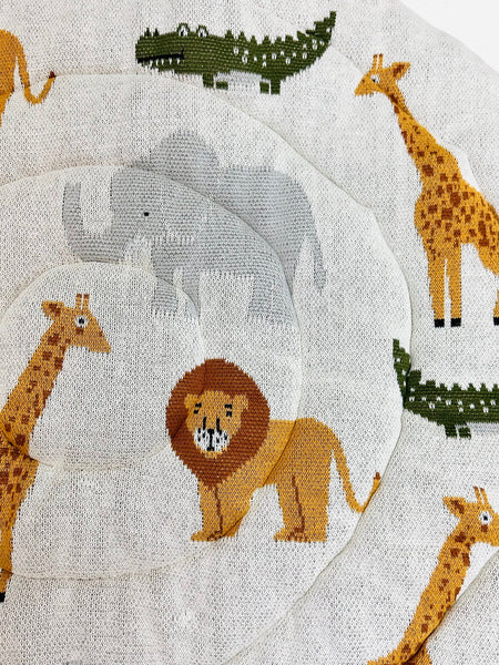 Safari Friends Padded Play Mat