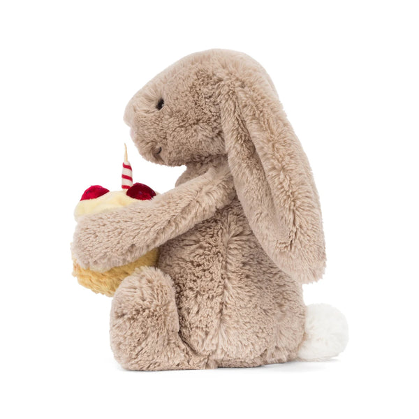 Bashful Beige Birthday Bunny
