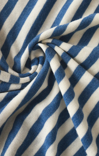 Tourist Striped Tee: Calypso