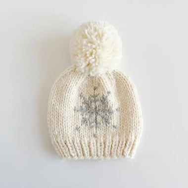Snowflake Baby Knit Hat
