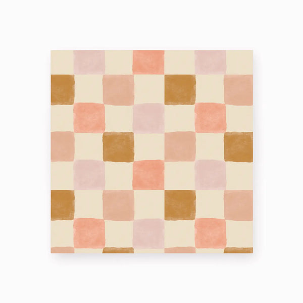 Painted Checkered Pattern Matches - Blue Windows