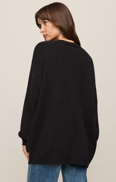 Sanborn Cardigan: Black