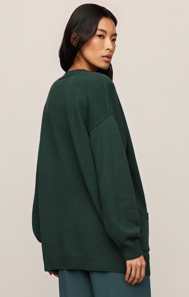 Sanborn Cardigan: Emerald Cove