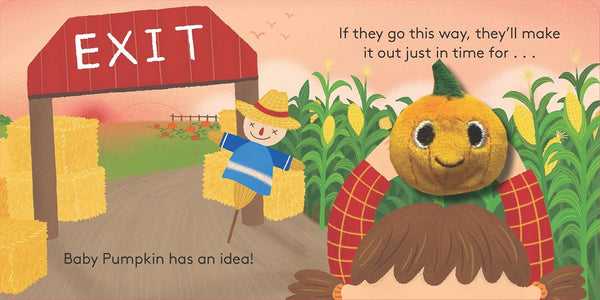 Baby Pumpkin Finger Puppet Book