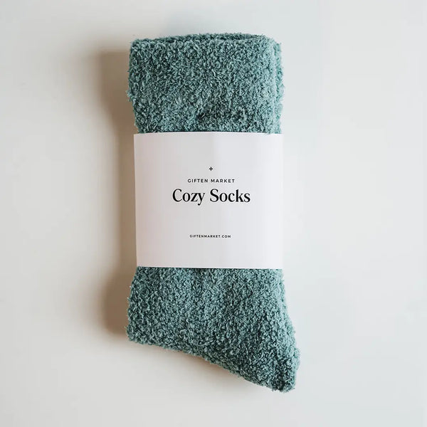 Stone Blue Cozy Cloud Socks
