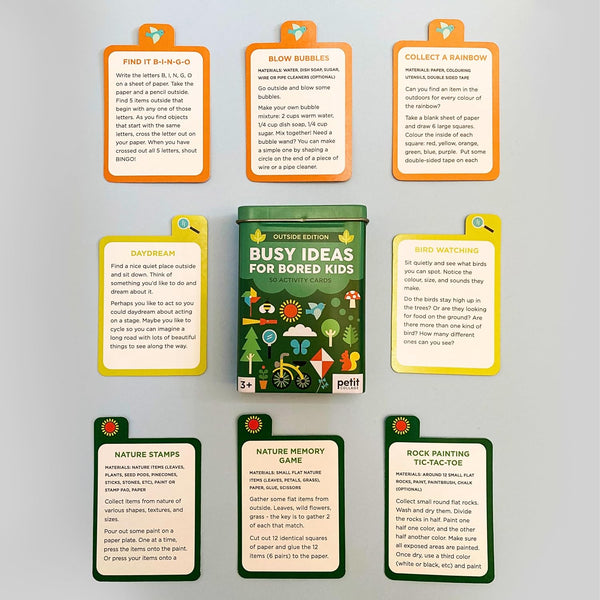 Busy Ideas For Bored Kids: Outside Edition