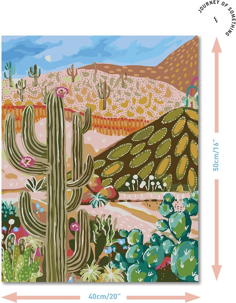 Cactus Valley Paint by Numbers