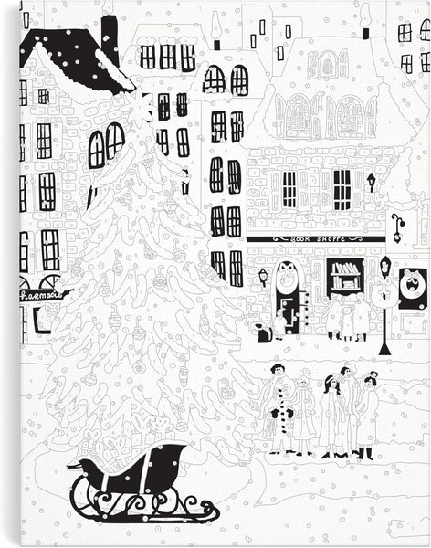 Christmas Square Paint by Number Kit