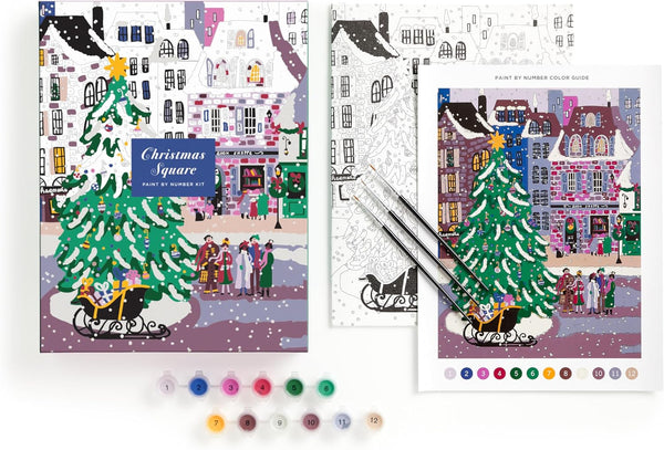 Christmas Square Paint by Number Kit
