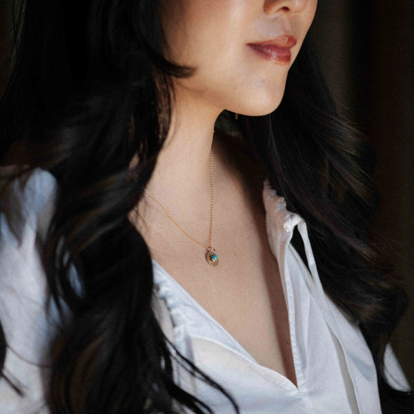 Madison Necklace: Gold