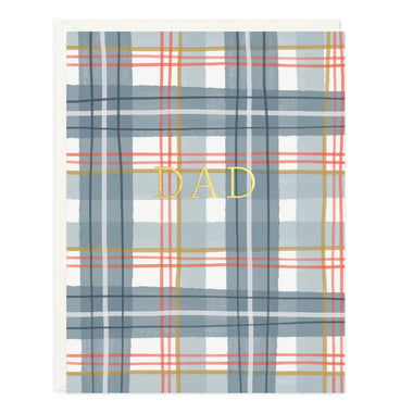 Plaid Dad Card