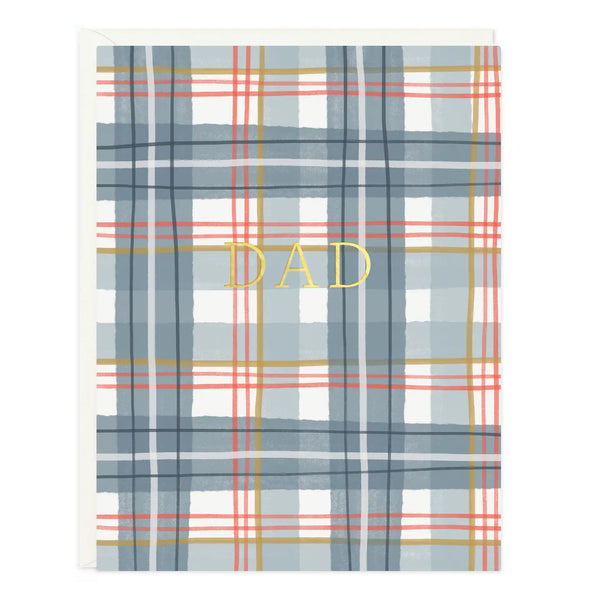 Plaid Dad Card
