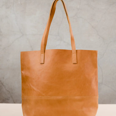 Mamuye Classic Tote: Cognac