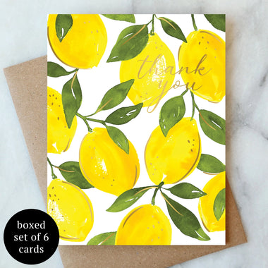 Boxed Lemon Thank You
