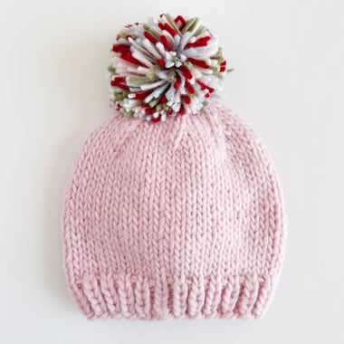 Merry Pink Baby Knit Hat