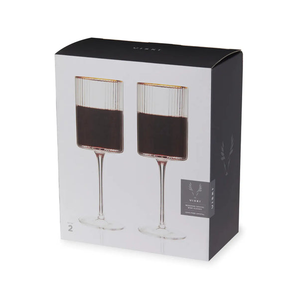 Gold Rimmed Wine Glasses