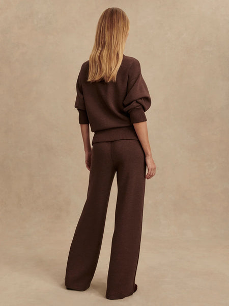 The Wide Leg Pant: Coffee Bean