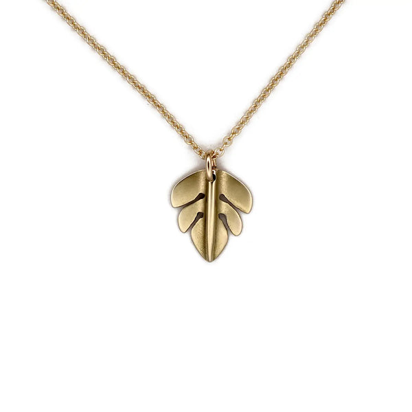 Cebu Necklace: Brass