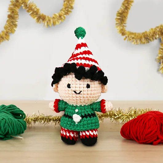 Festive Elf DIY Crochet Kit