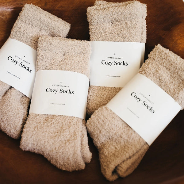 Ivory Cozy Cloud Socks