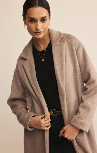 Mason Luxe Coat: Smokey