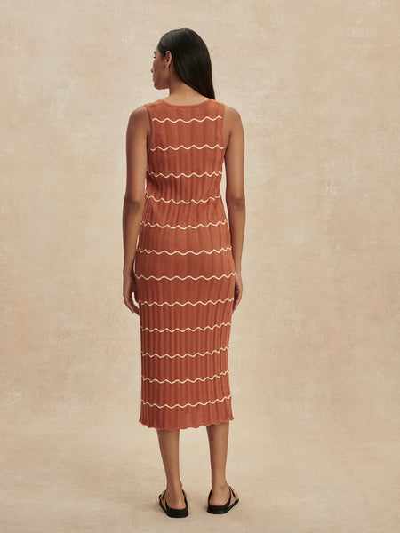 Yuna Scallop Knit Dress