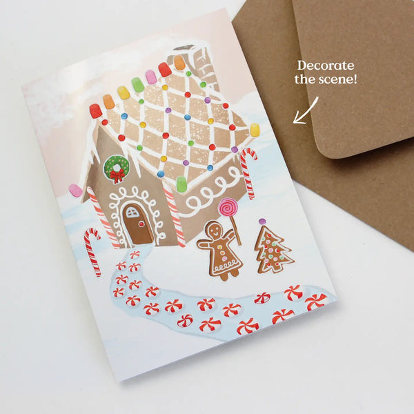 Gingerbread Sticker Scene