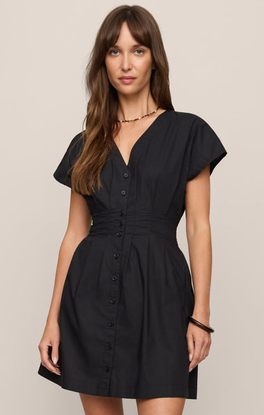 Sanna Mini Dress: Black