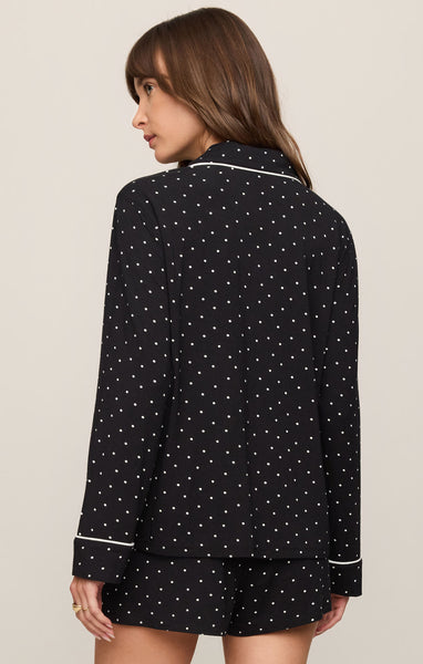 Luxe Dot PJ Top