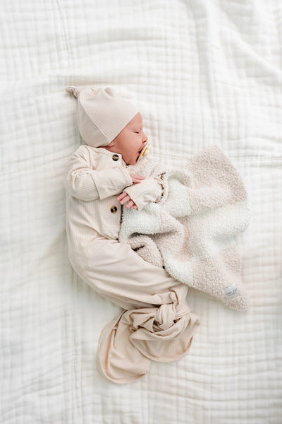 Dune Check Chenille Mini Lovey
