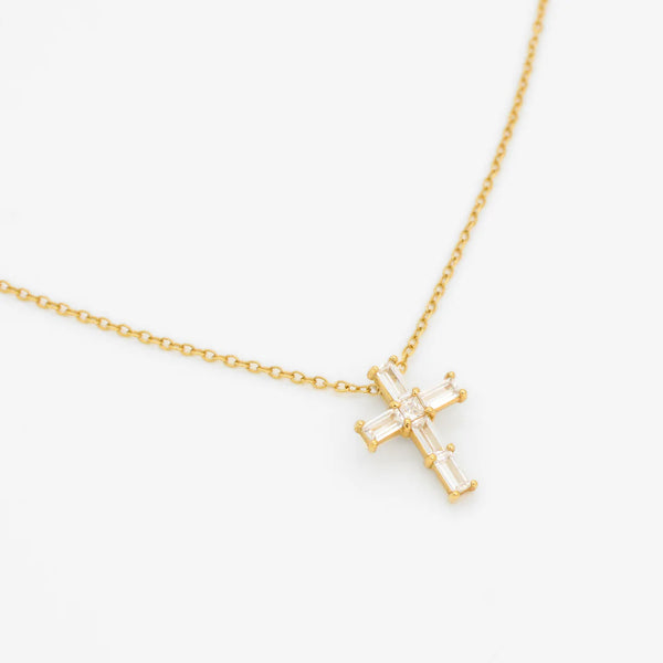 St Moritz Cross Necklace