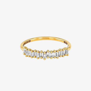 White Diamond Stacking Band