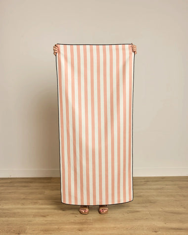 Peach Cabana Beach Towel