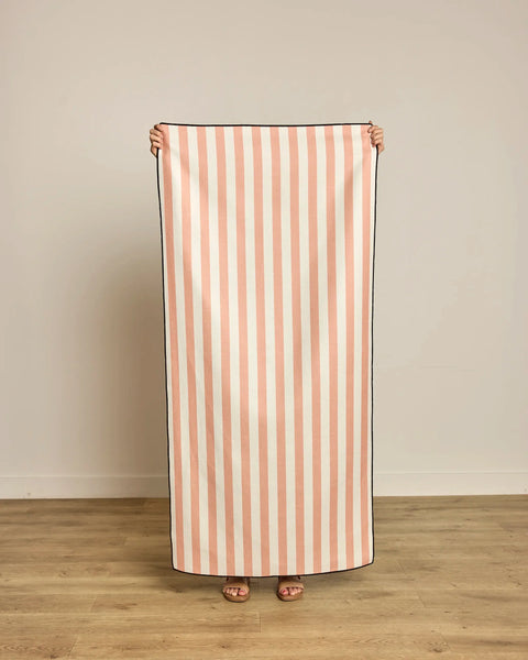 Peach Cabana Beach Towel