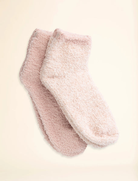 CozyChic Socks: Dusty Rose